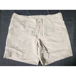Columbia PFG Women's Shorts Sz Small Omni-Shade Tan Khaki Hiking Outdoors‎ NEW
